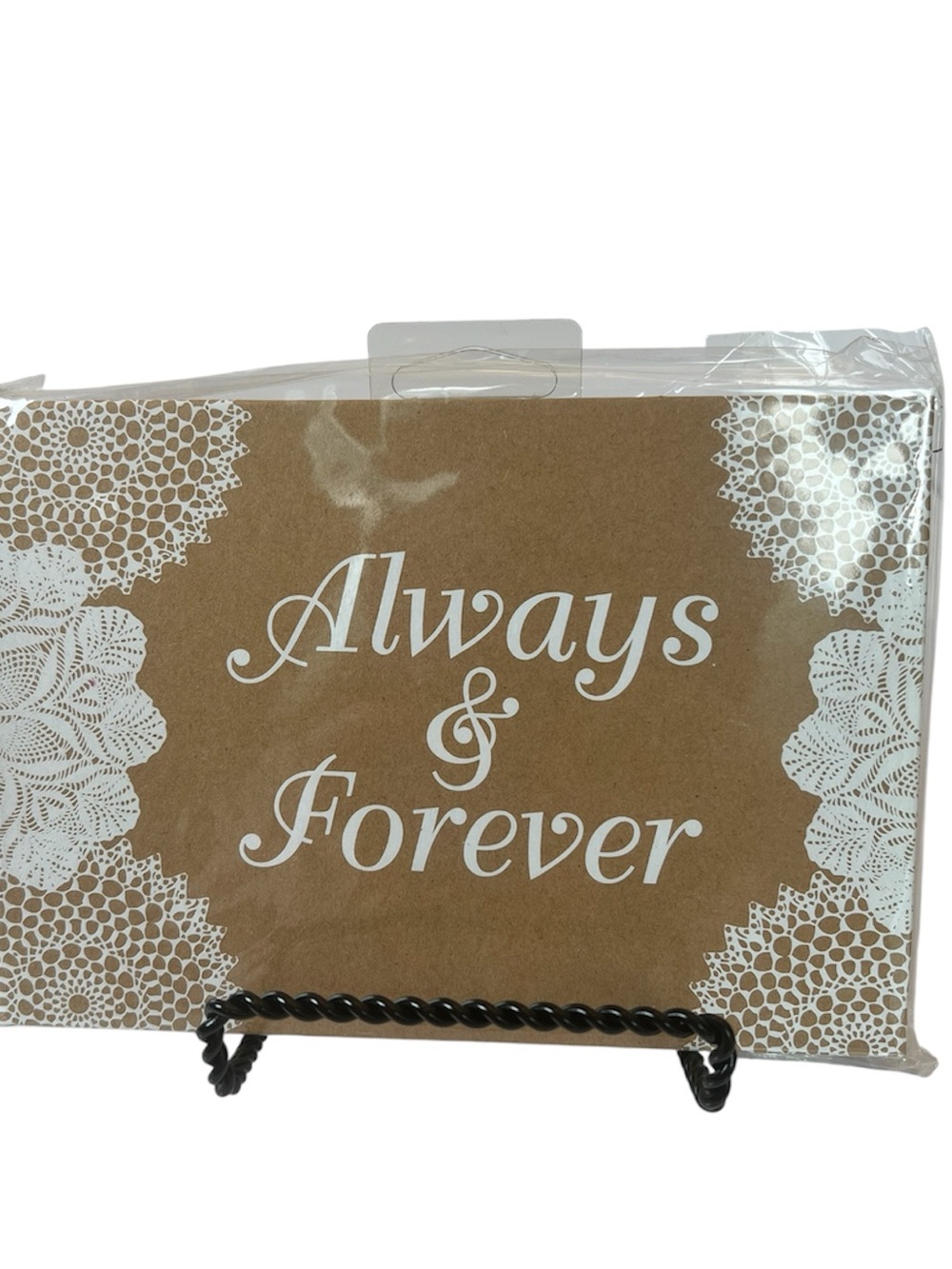 Malden Brown/Cream Lace Design Always & Forever Brag Book holds 40 Photos. NWT